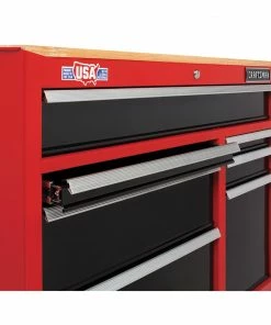 CRAFTSMAN Bottom Tool Cabinets 2000 Series 41-in W x 35-in H 7-Drawer Steel Rolling Tool Cabinet (Red) -Craftsman Store 10465530