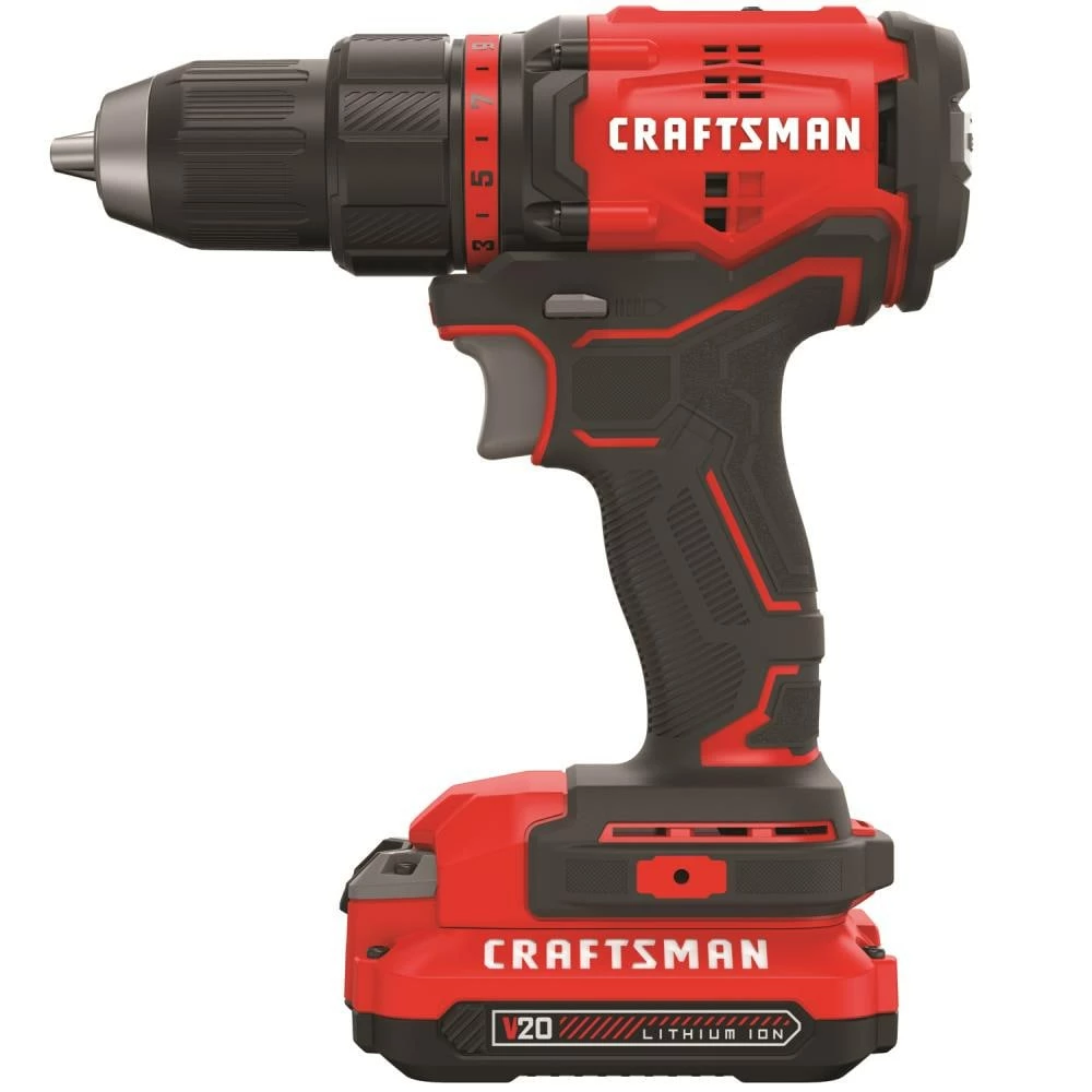 CRAFTSMAN Drills V20 20-volt Max 1/2-in Brushless Cordless Drill (1-Battery Included and Charger Included) 7 CRAFTSMAN Drills V20 20-volt Max 1/2-in Brushless Cordless Drill (1-Battery Included and Charger Included) - Image 7