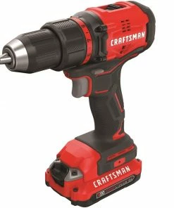 CRAFTSMAN Drills V20 20-volt Max 1/2-in Brushless Cordless Drill (1-Battery Included and Charger Included) 20 CRAFTSMAN Drills V20 20-volt Max 1/2-in Brushless Cordless Drill (1-Battery Included and Charger Included) -Craftsman Store 10506681