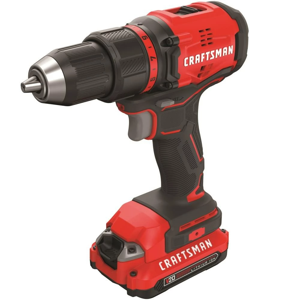 CRAFTSMAN Drills V20 20-volt Max 1/2-in Brushless Cordless Drill (1-Battery Included and Charger Included) 8 CRAFTSMAN Drills V20 20-volt Max 1/2-in Brushless Cordless Drill (1-Battery Included and Charger Included) - Image 8