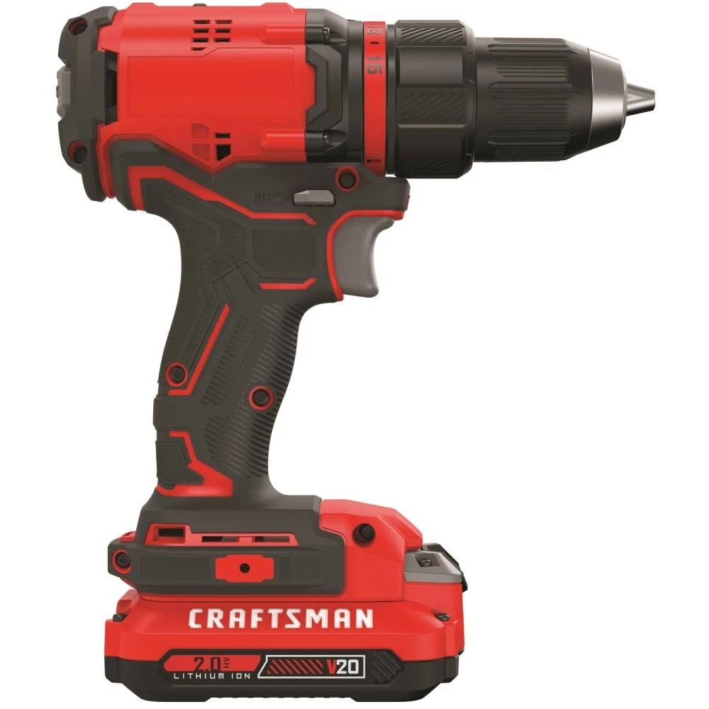 CRAFTSMAN Drills V20 20-volt Max 1/2-in Brushless Cordless Drill (1-Battery Included and Charger Included) 9 CRAFTSMAN Drills V20 20-volt Max 1/2-in Brushless Cordless Drill (1-Battery Included and Charger Included) - Image 9