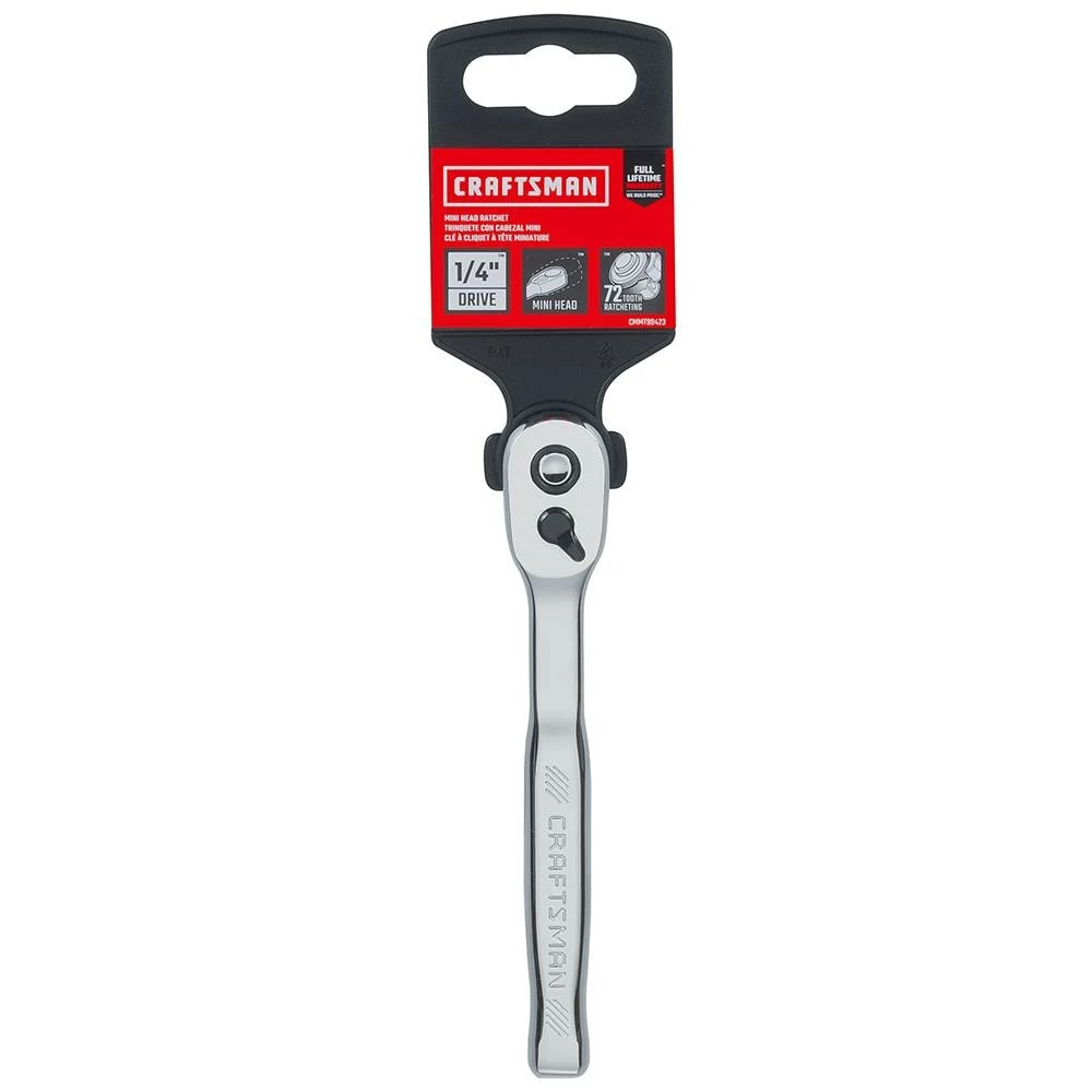 CRAFTSMAN Ratchets & Ratchet Sets 72-Tooth 1/4-in Drive Quick-release Standard Ratchet 3 CRAFTSMAN Ratchets & Ratchet Sets 72-Tooth 1/4-in Drive Quick-release Standard Ratchet - Image 3