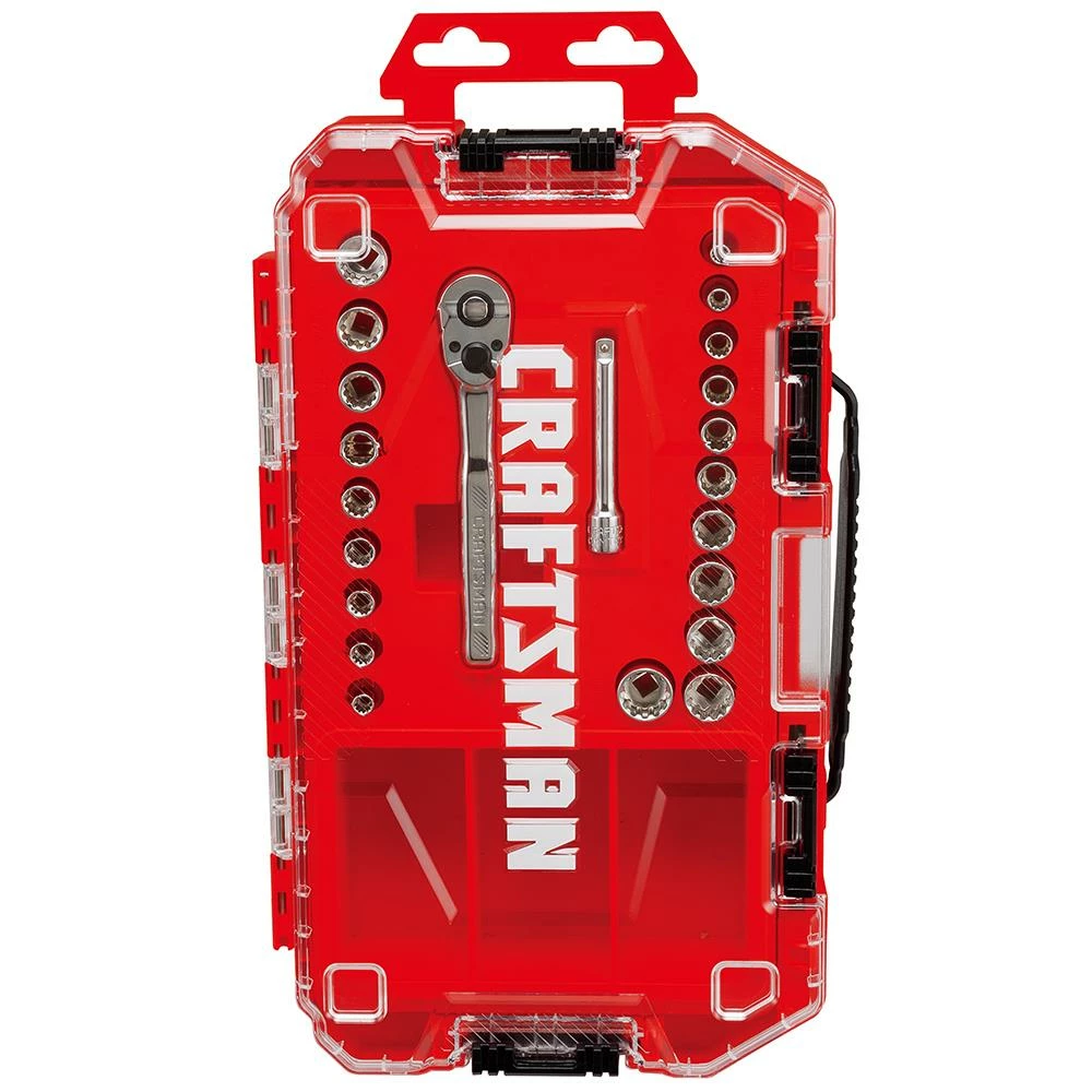 CRAFTSMAN Ratchets & Ratchet Sets 22-Piece 72-Tooth 1/4-in Drive Quick-release Standard Ratchet Set 2 CRAFTSMAN Ratchets & Ratchet Sets 22-Piece 72-Tooth 1/4-in Drive Quick-release Standard Ratchet Set - Image 2