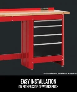 CRAFTSMAN Tool Storage Accessories 2000 Series Workbench, 4-drawer Storage Module 16 CRAFTSMAN Tool Storage Accessories 2000 Series Workbench, 4-drawer Storage Module -Craftsman Store 10730354