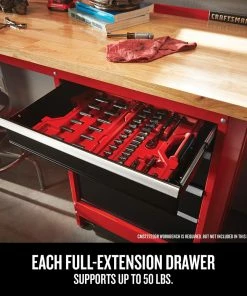CRAFTSMAN Tool Storage Accessories 2000 Series Workbench, 4-drawer Storage Module 17 CRAFTSMAN Tool Storage Accessories 2000 Series Workbench, 4-drawer Storage Module -Craftsman Store 10730356
