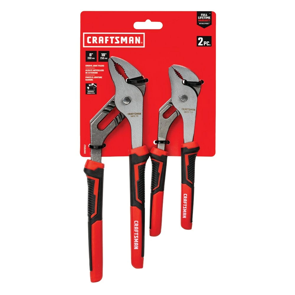 CRAFTSMAN Plier Sets 2-Pack Tongue & Groove Plier Set 4 CRAFTSMAN Plier Sets 2-Pack Tongue & Groove Plier Set - Image 4