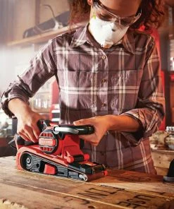 CRAFTSMAN Power Sanders 120-Volt 7-Amp Corded Belt Sander with Dust Management -Craftsman Store 10803001