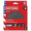 CRAFTSMAN Power Tool Sandpaper 5 In 8H H/L Cer Disc 36 Grit 8pk 8-Piece Ceramic Alumina 36-Grit Disc Sandpaper
