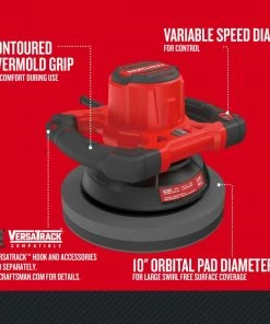 CRAFTSMAN Polishers 10-in Variable Speed Corded Polisher 11 CRAFTSMAN Polishers 10-in Variable Speed Corded Polisher -Craftsman Store 11130355