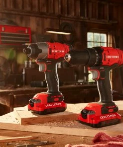CRAFTSMAN Power Tool Combo Kits V20 2-Tool 20-Volt Max Power Tool Combo Kit with Soft Case (2-Batteries Included and Charger Included) -Craftsman Store 11351377