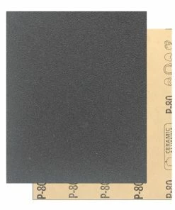 CRAFTSMAN Power Tool Sandpaper Ceramic 1/4 Sheet 80 Grit 10pk 10-Piece Ceramic Alumina 80-Grit Sheet Sandpaper -Craftsman Store 11435538