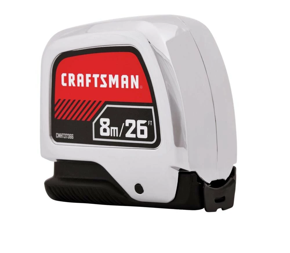 CRAFTSMAN Tape Measures CHROMELOCK 26-ft Auto Lock Tape Measure 2 CRAFTSMAN Tape Measures CHROMELOCK 26-ft Auto Lock Tape Measure - Image 2