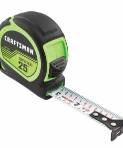 CRAFTSMAN Tape Measures HI-VIS 25-ft Tape Measure 6 CRAFTSMAN Tape Measures HI-VIS 25-ft Tape Measure -Craftsman Store 11586800