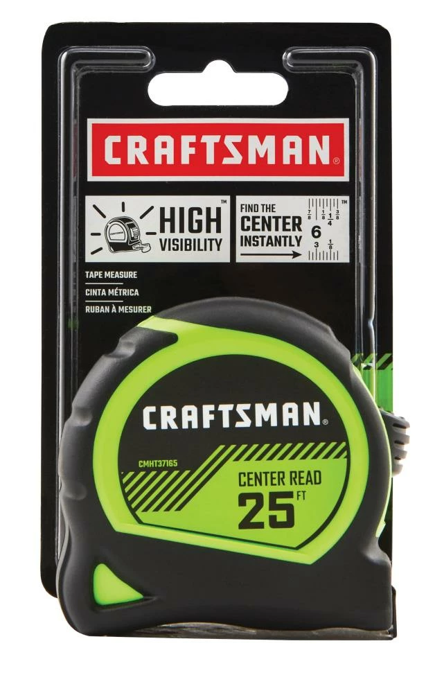 CRAFTSMAN Tape Measures HI-VIS 25-ft Tape Measure 4 CRAFTSMAN Tape Measures HI-VIS 25-ft Tape Measure - Image 4