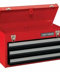 CRAFTSMAN Portable Tool Boxes Portable 20.5-in Ball-bearing 3-Drawer Red Steel Lockable Tool Box -Craftsman Store 11587709