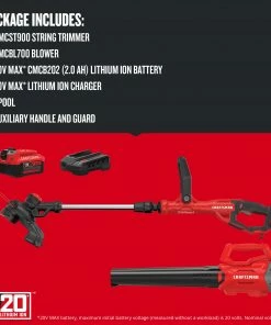 CRAFTSMAN Power Equipment Combo Kits V20 2-Piece 20-volt Max Cordless Power Equipment Combo Kit -Craftsman Store 11629525