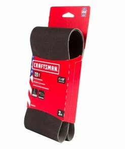 CRAFTSMAN Power Tool Sandpaper 4 In x 36 In Z/O Belt 120 Grt 2pk 2-Piece Zirconia Alumina 120-Grit Belt Sandpaper -Craftsman Store 11732399