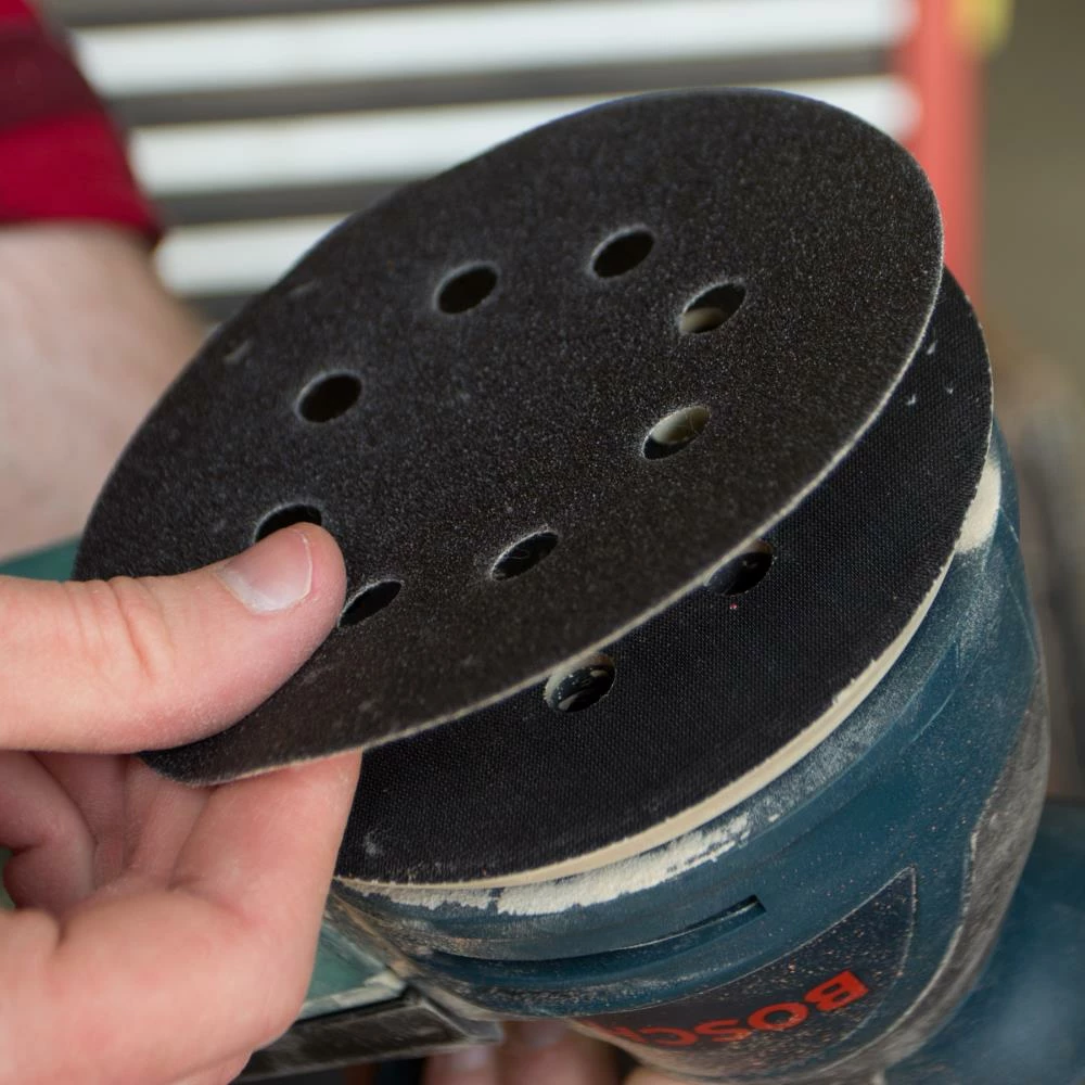 CRAFTSMAN Power Tool Sandpaper 5 In 8H H/L Cer Disc 80 Grit 10pk 10-Piece Ceramic Alumina 80-Grit Disc Sandpaper 4 CRAFTSMAN Power Tool Sandpaper 5 In 8H H/L Cer Disc 80 Grit 10pk 10-Piece Ceramic Alumina 80-Grit Disc Sandpaper - Image 4