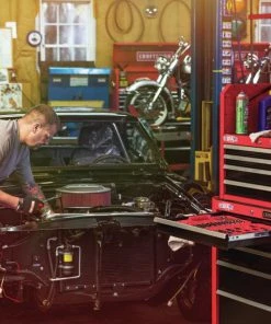 CRAFTSMAN Bottom Tool Cabinets 2000 Series 26.5-in W x 37.5-in H 5-Drawer Steel Rolling Tool Cabinet (Red) -Craftsman Store 11963345