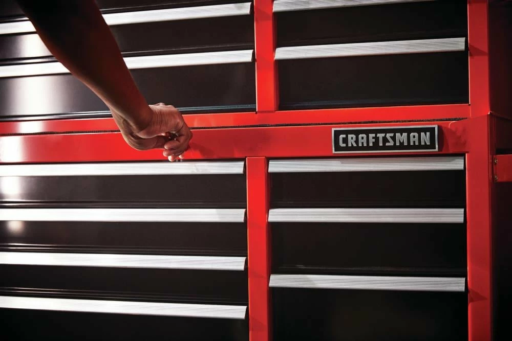 CRAFTSMAN Bottom Tool Cabinets 2000 Series 41-in W x 37.5-in H 10-Drawer Steel Rolling Tool Cabinet (Red) 18 CRAFTSMAN Bottom Tool Cabinets 2000 Series 41-in W x 37.5-in H 10-Drawer Steel Rolling Tool Cabinet (Red) - Image 18