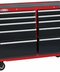 CRAFTSMAN Bottom Tool Cabinets 2000 Series 52-in W x 37.5-in H 10-Drawer Steel Rolling Tool Cabinet (Red) -Craftsman Store 11975647