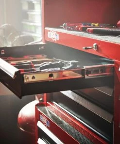 CRAFTSMAN Top Tool Chests 2000 Series 40.5-in W x 24.5-in H 6-Drawer Steel Tool Chest (Red) -Craftsman Store 11992911
