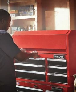 CRAFTSMAN Top Tool Chests 2000 Series 40.5-in W x 24.5-in H 6-Drawer Steel Tool Chest (Red) -Craftsman Store 11992913