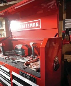 CRAFTSMAN Top Tool Chests 2000 Series 40.5-in W x 24.5-in H 6-Drawer Steel Tool Chest (Red) -Craftsman Store 11992915