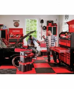 CRAFTSMAN Portable Tool Boxes VERSASTACK System 20-in Red Plastic Wheels Lockable Tool Box -Craftsman Store 11997538
