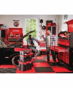 CRAFTSMAN Portable Tool Boxes VERSASTACK System 17-in Red Plastic Lockable Tool Box -Craftsman Store 12001305