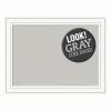 Amanti Art Memo Boards Craftsman White Frame Collection 32.88-in W x 24.88-in H Landscape or Portrait Bulletin Board