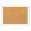 Amanti Art Memo Boards Craftsman White Frame Collection 32.88-in W x 24.88-in H Landscape or Portrait Bulletin Board
