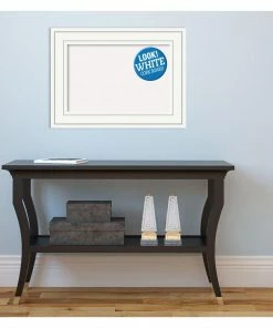 Amanti Art Memo Boards Craftsman White Frame Collection 22.88-in W x 16.88-in H Landscape or Portrait Bulletin Board -Craftsman Store 12051415