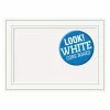 Amanti Art Memo Boards Craftsman White Frame Collection 28.88-in W x 20.88-in H Landscape or Portrait Bulletin Board