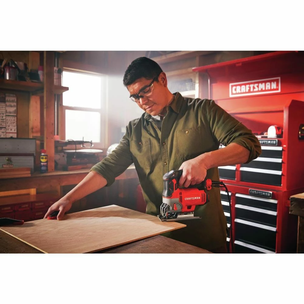 CRAFTSMAN Jigsaws 6-Amp Variable Speed Keyed Corded Jigsaw 6 CRAFTSMAN Jigsaws 6-Amp Variable Speed Keyed Corded Jigsaw - Image 6