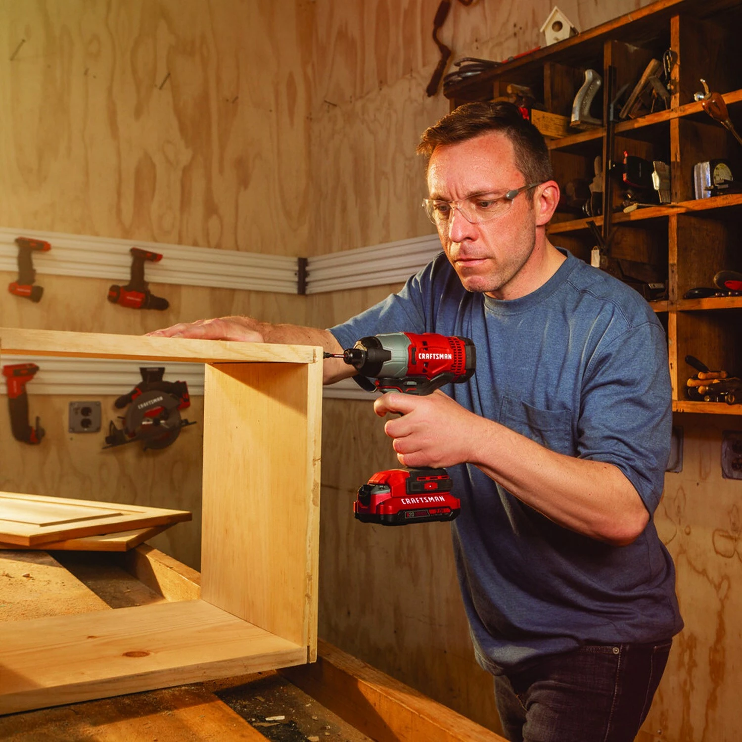 CRAFTSMAN Power Tool Combo Kits V20 4-Tool 20-Volt Max Power Tool Combo Kit Case (2-Batteries Included and Charger Included) 9 CRAFTSMAN Power Tool Combo Kits V20 4-Tool 20-Volt Max Power Tool Combo Kit Case (2-Batteries Included and Charger Included) - Image 9