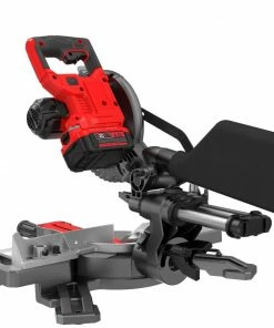 CRAFTSMAN Miter Saws V20 7-1/4-in 20-Volt Max Single Bevel Sliding Compound Cordless Miter Saw -Craftsman Store 12115360