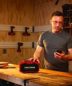 CRAFTSMAN Jobsite Radios V20 20-Volt Max Cordless Jobsite Bluetooth Speaker -Craftsman Store 12115506