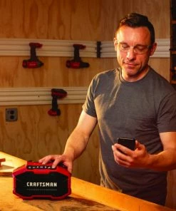 CRAFTSMAN Jobsite Radios V20 20-Volt Max Cordless Jobsite Bluetooth Speaker -Craftsman Store 12115508