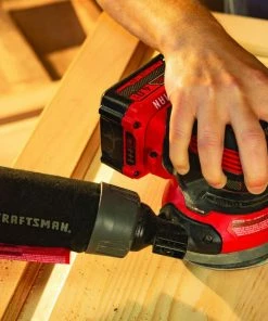 CRAFTSMAN Power Sanders V20 20-Volt Cordless Random Orbital Sander with Dust Management -Craftsman Store 12115542