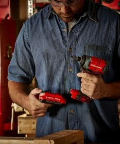 CRAFTSMAN Impact Drivers V20 20-volt Max Variable Speed Brushless Cordless Impact Driver (1-Battery Included) -Craftsman Store 12149569