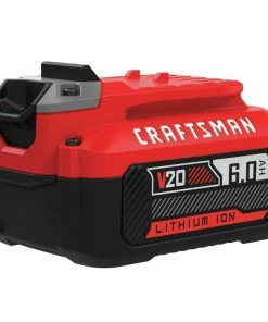 CRAFTSMAN Power Tool Batteries & Chargers V20 20-Volt Max 6 Amp-Hour Lithium Power Tool Battery