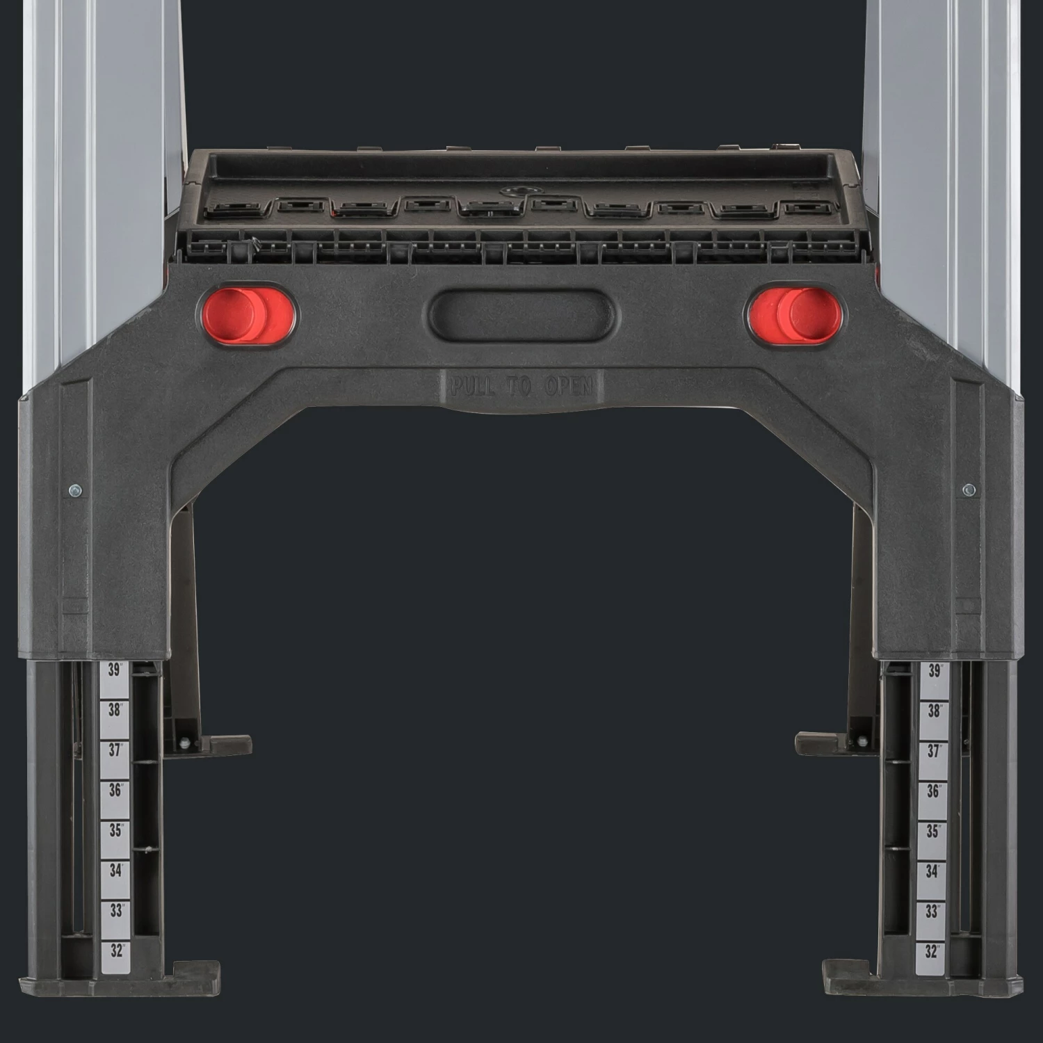 CRAFTSMAN Saw Horses 26.91-in W x 32.41-in H Adjustable Metal and Plastic Saw Horse (2500-lb Capacity) 2 CRAFTSMAN Saw Horses 26.91-in W x 32.41-in H Adjustable Metal and Plastic Saw Horse (2500-lb Capacity) - Image 2