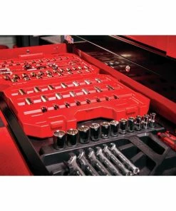 CRAFTSMAN Mechanics Tool Sets 81-Piece Standard (SAE) and Metric Combination Gunmetal Chrome Mechanics Tool Set (1/4-in; 3/8-in) -Craftsman Store 14206468