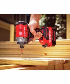 CRAFTSMAN Impact Drivers V20 20-volt Max Variable Speed Brushless Cordless Impact Driver (2-Batteries Included) -Craftsman Store 14206541
