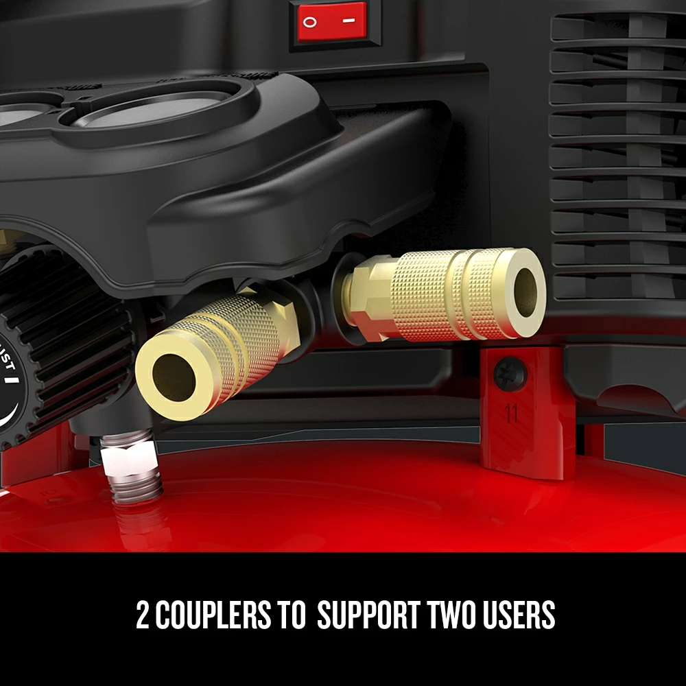 CRAFTSMAN Air Compressors 6-Gallon Single Stage Portable Electric Pancake Air Compressor 11 CRAFTSMAN Air Compressors 6-Gallon Single Stage Portable Electric Pancake Air Compressor - Image 11