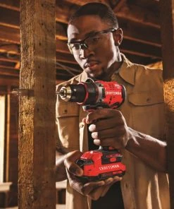 CRAFTSMAN Drills V20 20-volt Max 1/2-in Brushless Cordless Drill (2-Batteries Included and Charger Included) -Craftsman Store 14206806