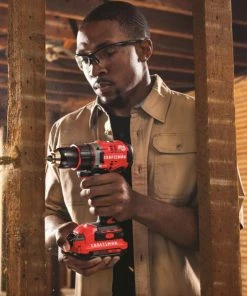 CRAFTSMAN Drills V20 20-volt Max 1/2-in Brushless Cordless Drill (2-Batteries Included and Charger Included) -Craftsman Store 14206810