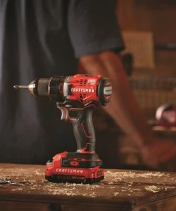CRAFTSMAN Drills V20 20-volt Max 1/2-in Brushless Cordless Drill (2-Batteries Included and Charger Included) -Craftsman Store 14206812