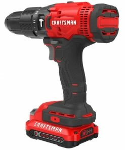 CRAFTSMAN Hammer Drills V20 1/2-in 20-volt Max Variable Speed Cordless Hammer Drill (2-Batteries Included) -Craftsman Store 14206829